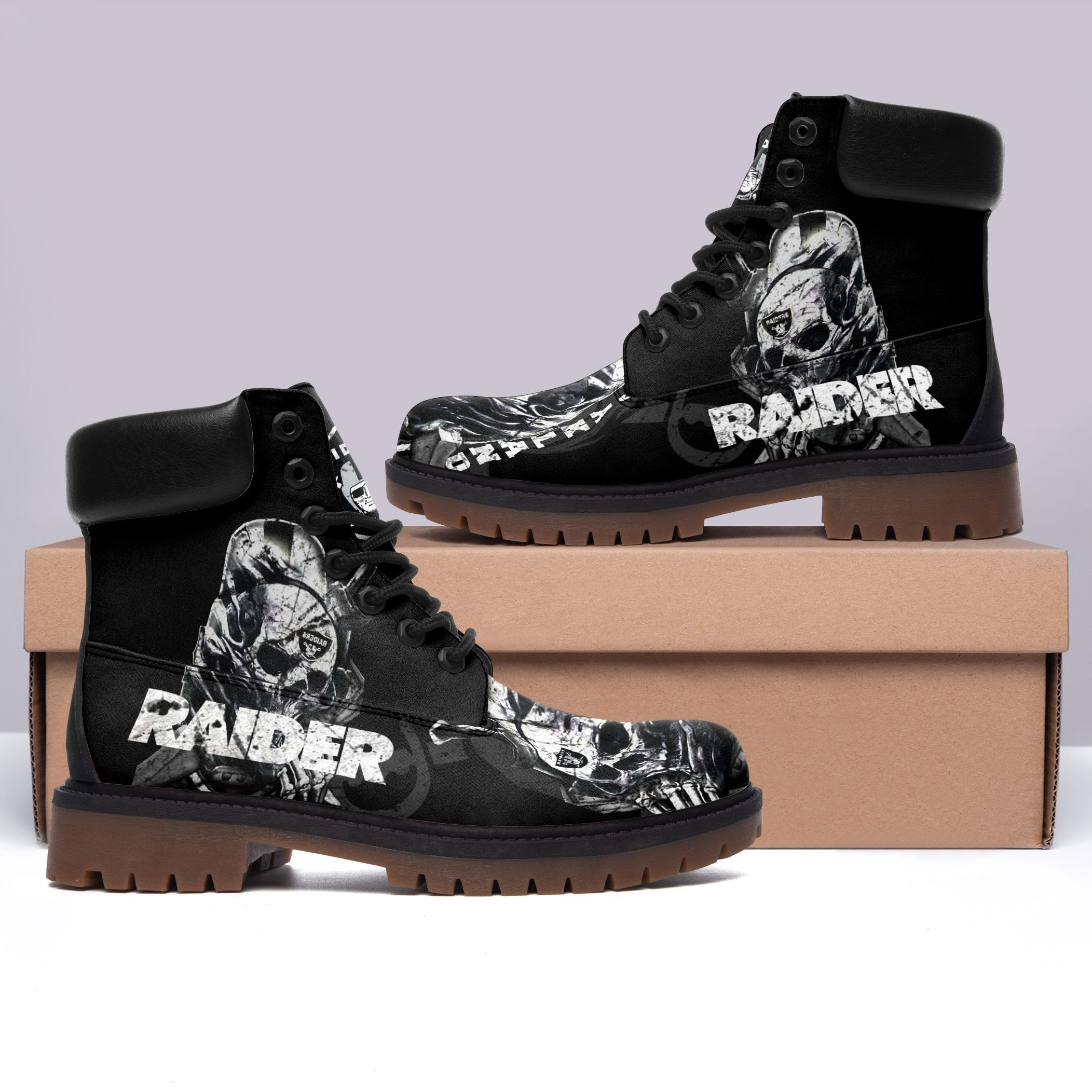 JWFancy Las Vegas Raiders TBL Boots Shoes For Men And Women