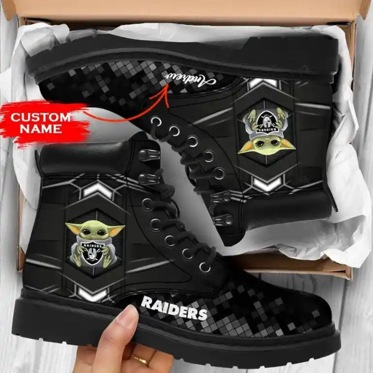 JWFancy Las Vegas Raiders TBL Boots Shoes For Men And Women
