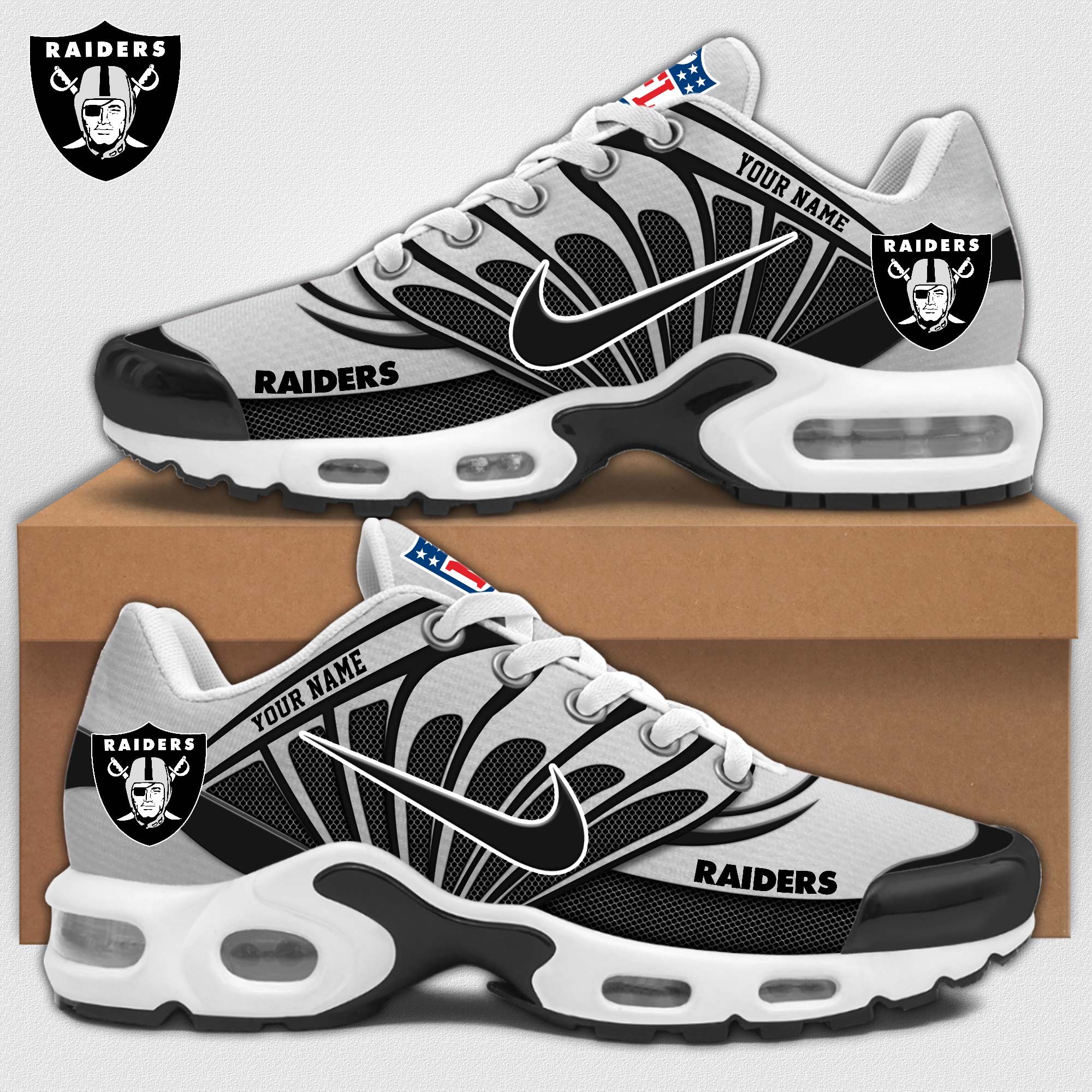 JWFancy Las Vegas Raiders TN Shoes Sneakers For Men And Women