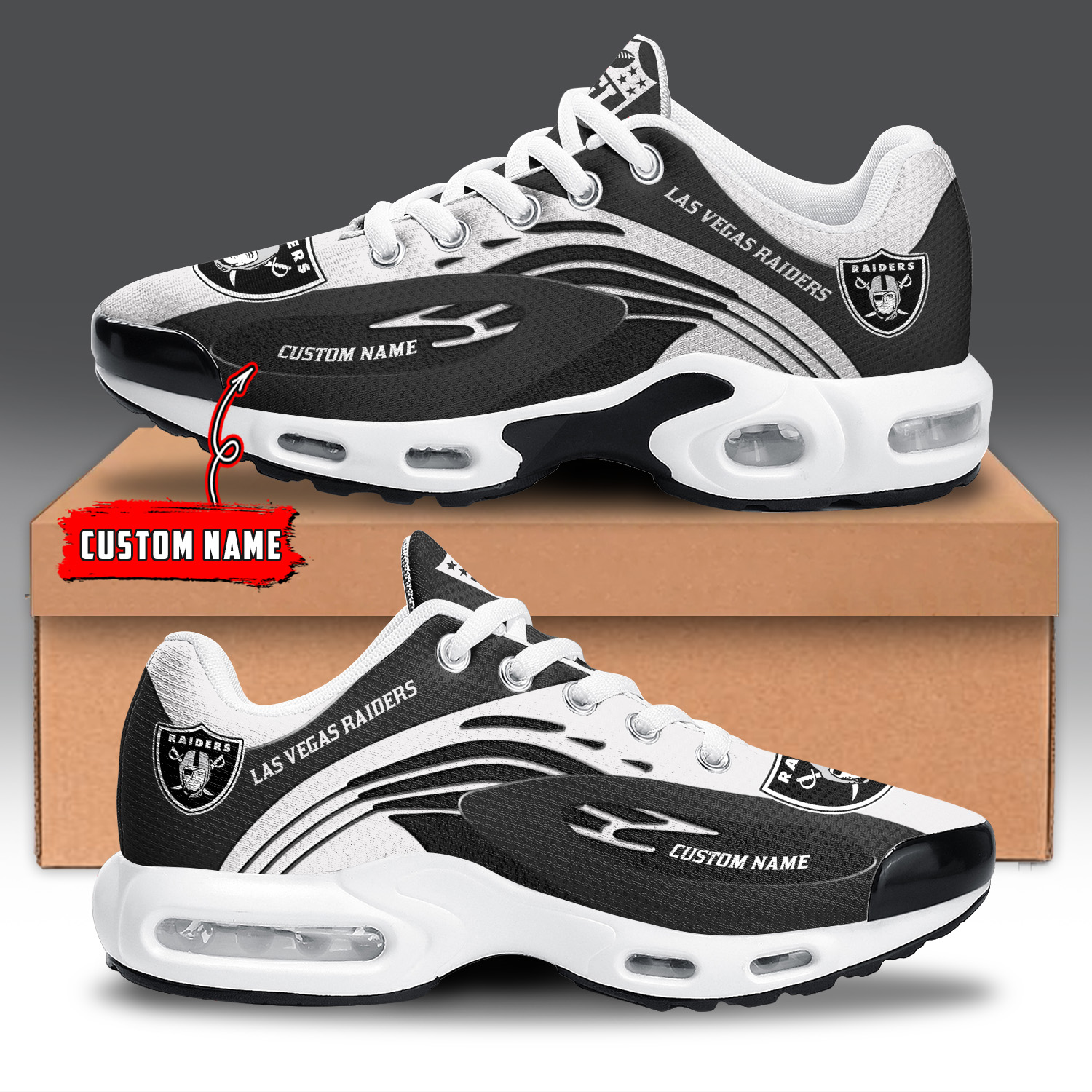 JWFancy Las Vegas Raiders TN Shoes Sneakers For Men And Women
