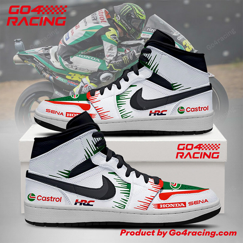 JWFancy Lcr Honda Idemitsu AJ1 High Sneakers Shoes For Men And Women