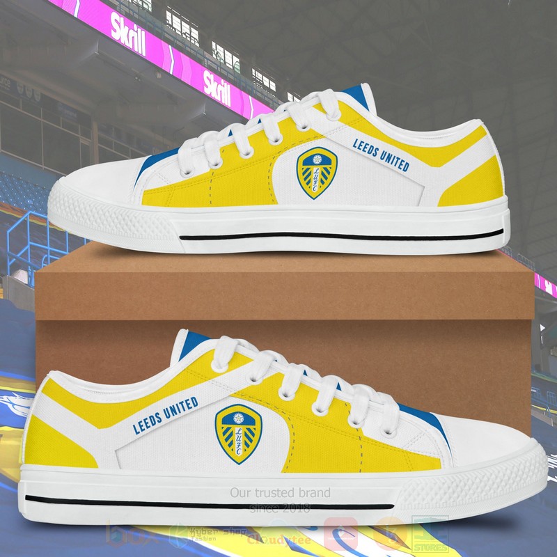 JWFancy Leeds United Low Top Canvas Sneakers Shoes For Men And Women