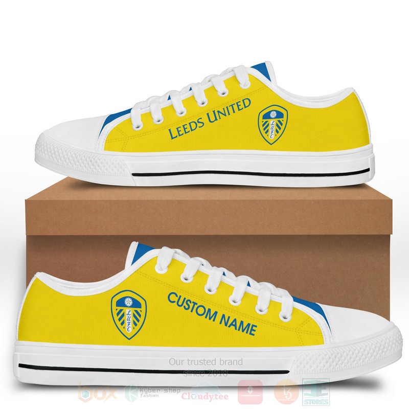 JWFancy Leeds United Low Top Canvas Sneakers Shoes For Men And Women