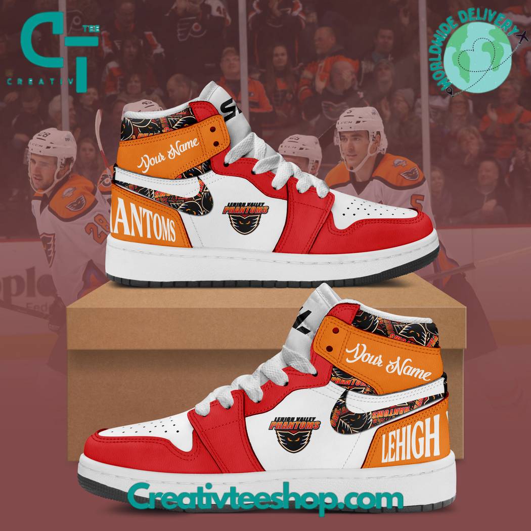 JWFancy Lehigh Valley Phantoms AJ1 High Sneakers Shoes For Men And Women