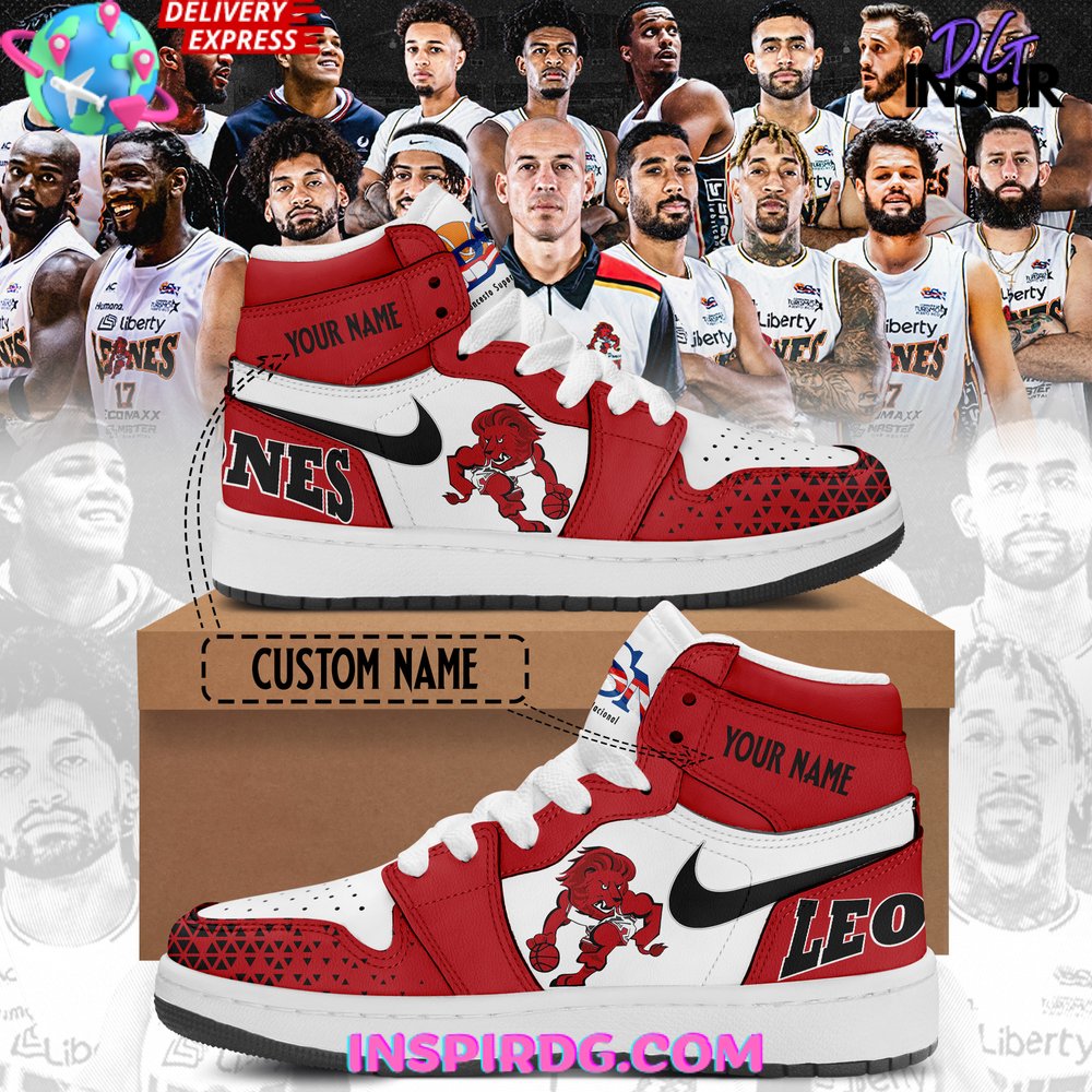 JWFancy Leones de Ponce BSN AJ1 High Sneakers Shoes For Men And Women