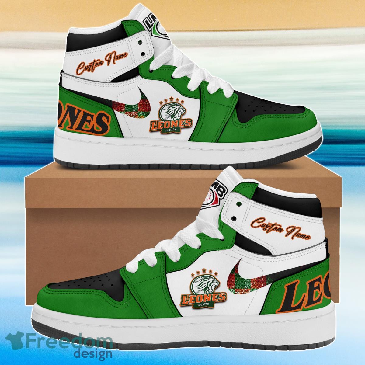 JWFancy Leones De Yucatan AJ1 High Sneakers Shoes For Men And Women
