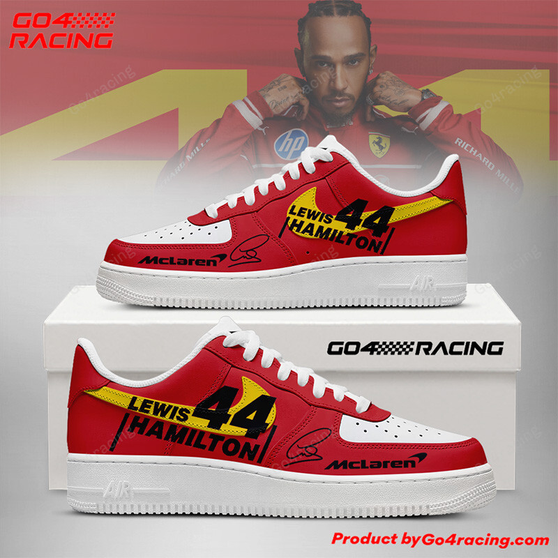JWFancy Lewis Hamilton F1 - Ferrari Air Low-Top Sneakers Shoes For Men And Women