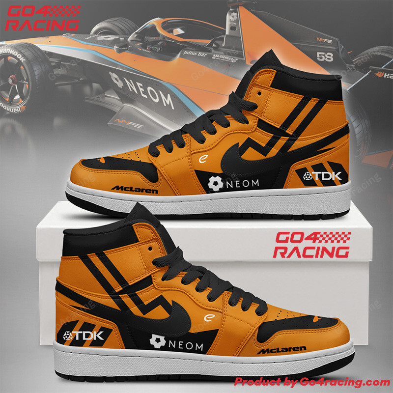 JWFancy Lewis Hamilton x Charles Leclerc - Ferrari AJ1 High Sneakers Shoes For Men And Women
