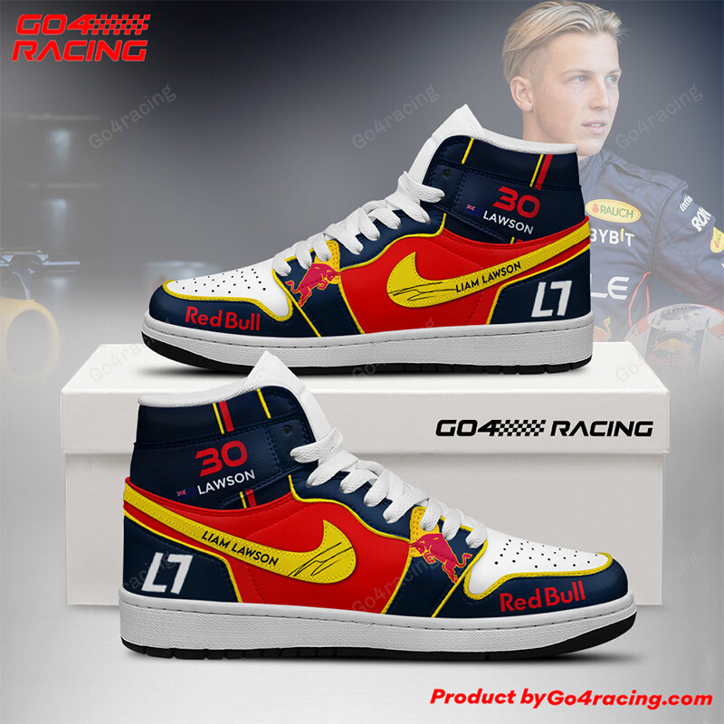 JWFancy Lewis Hamliton - Ferrari AJ1 High Sneakers Shoes For Men And Women