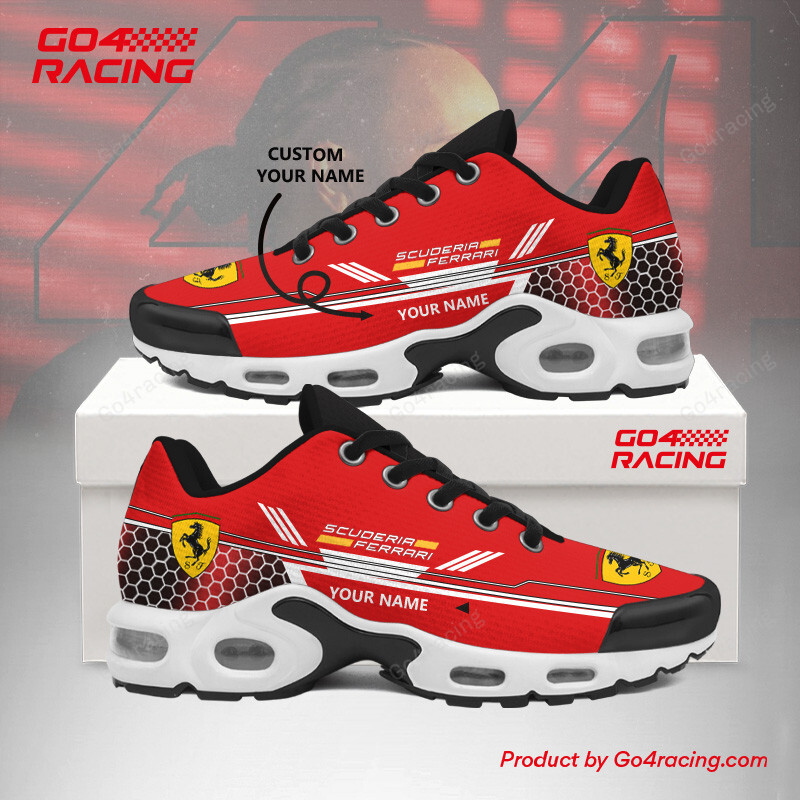 JWFancy Lewis Hamlton V1 - Scuderia Ferrari TN Shoes Sneakers For Men And Women