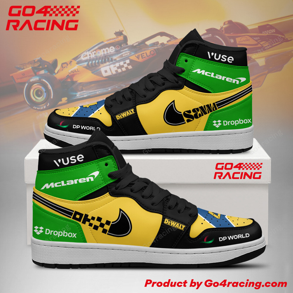 JWFancy Lewis Hamlton V6 - Scuderia Ferrari AJ1 High Sneakers Shoes For Men And Women