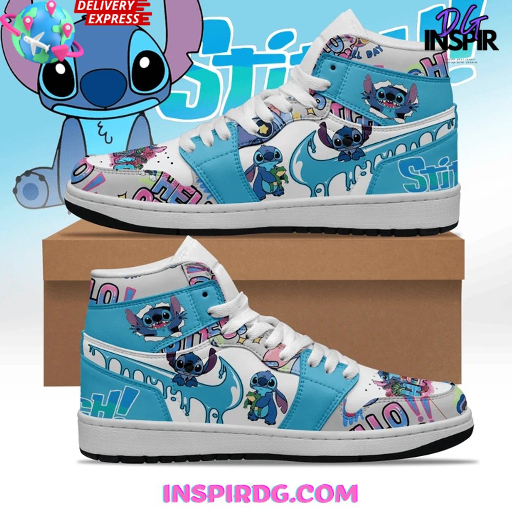 JWFancy Lilo & Stitch AJ1 High Sneakers Shoes For Men And Women