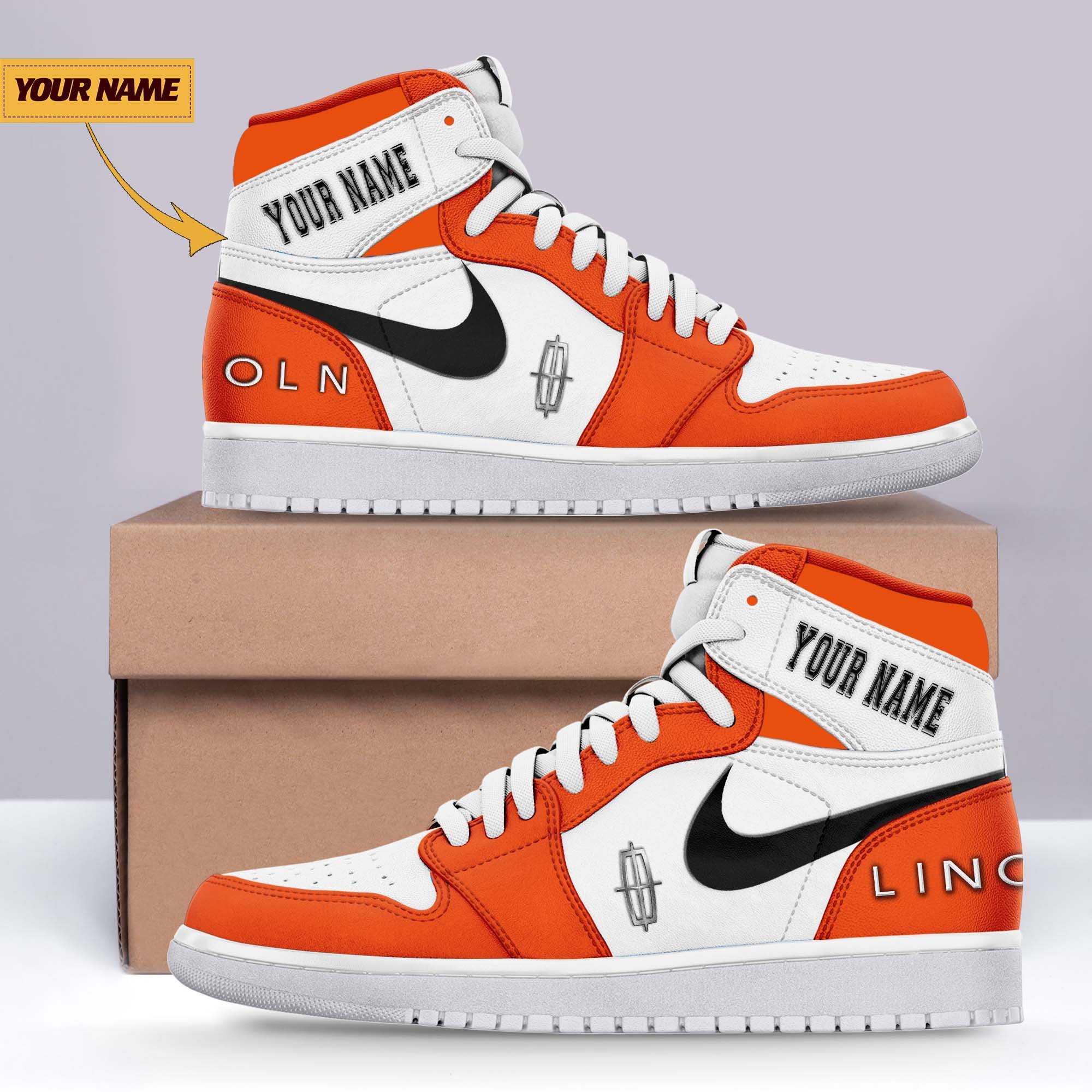JWFancy Lincoln AJ1 High Sneakers Shoes For Men And Women