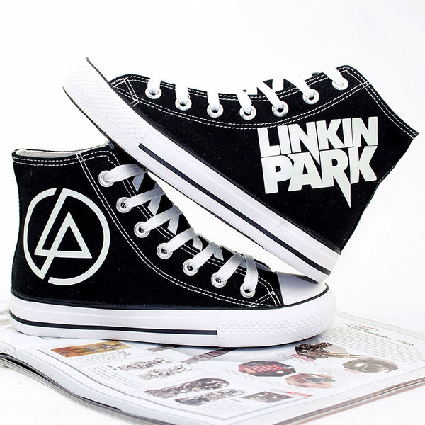 JWFancy Linkin High Top Canvas Sneakers Shoes For Men And Women
