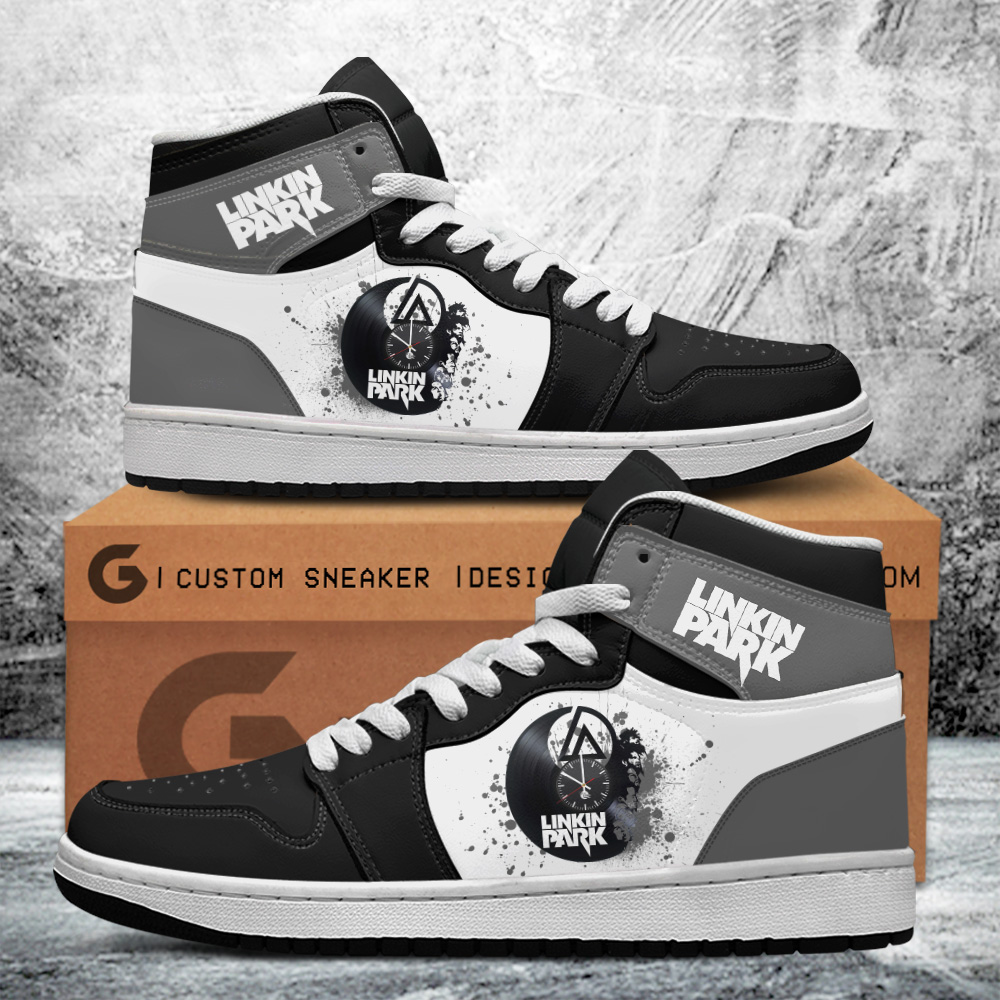 JWFancy Linkin Park AJ1 High Sneakers Shoes For Men And Women