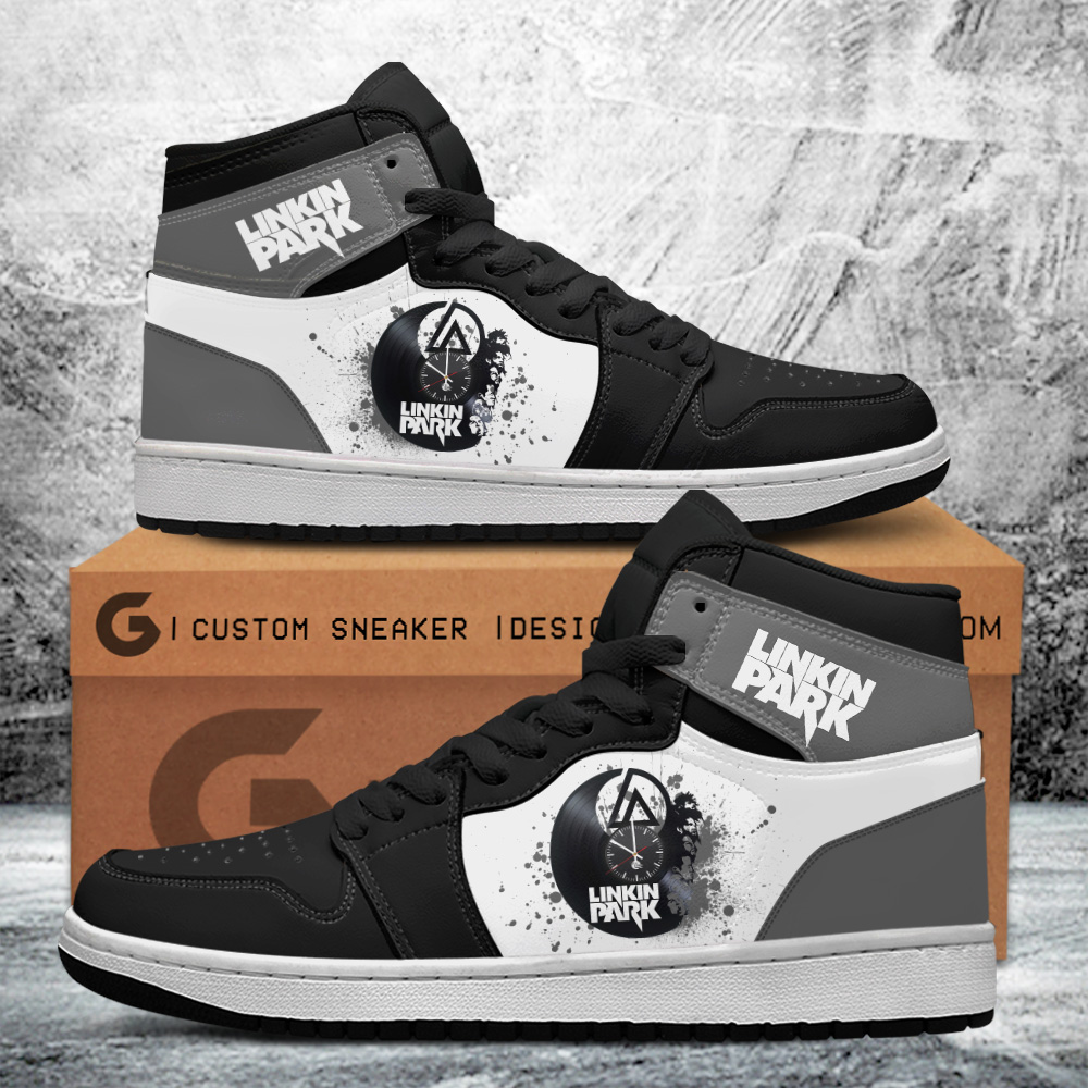 JWFancy Linkin Park AJ1 High Sneakers Shoes For Men And Women