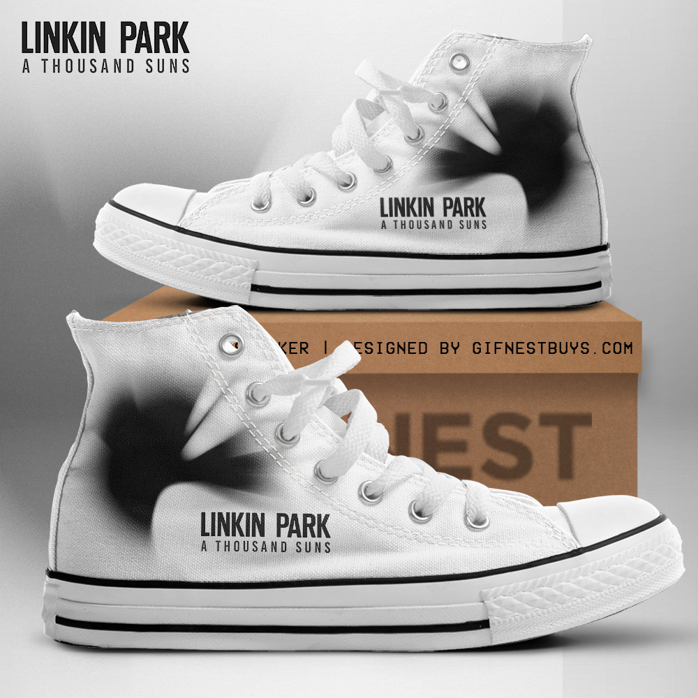 JWFancy Linkin Park High Top Canvas Sneakers Shoes For Men And Women