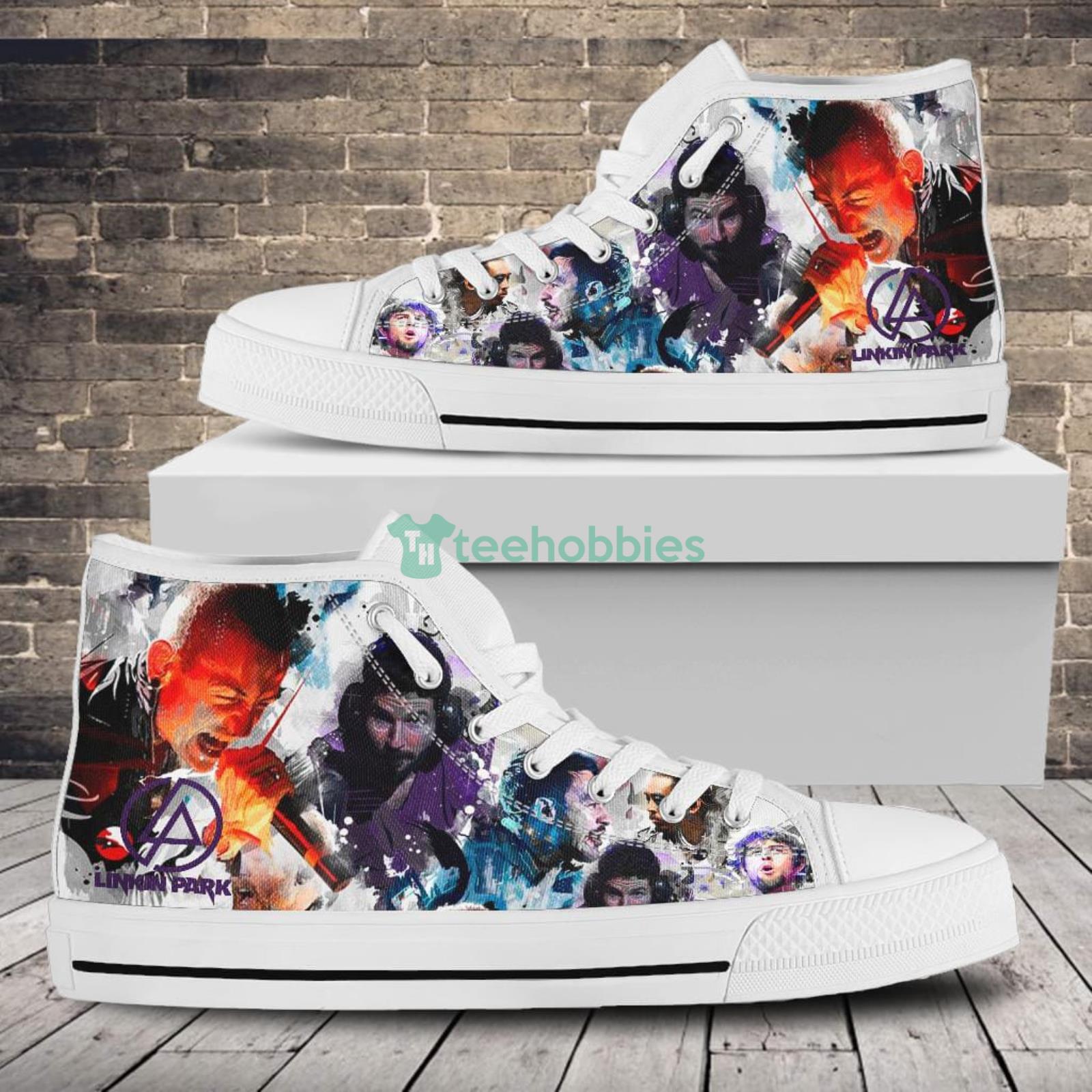 JWFancy Linkin Park High Top Canvas Sneakers Shoes For Men And Women