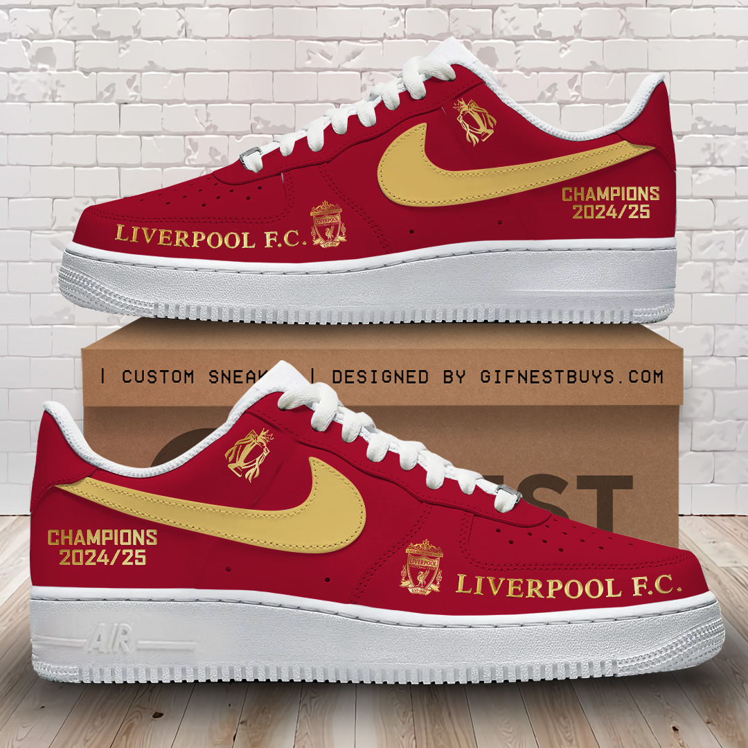 JWFancy Liverpool FC Air Low-Top Sneakers Shoes For Men And Women