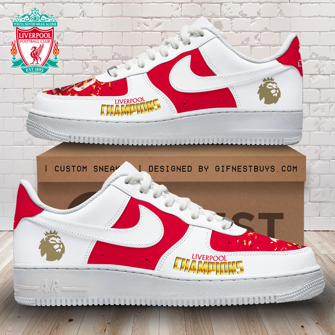 JWFancy Liverpool FC Air Low-Top Sneakers Shoes For Men And Women