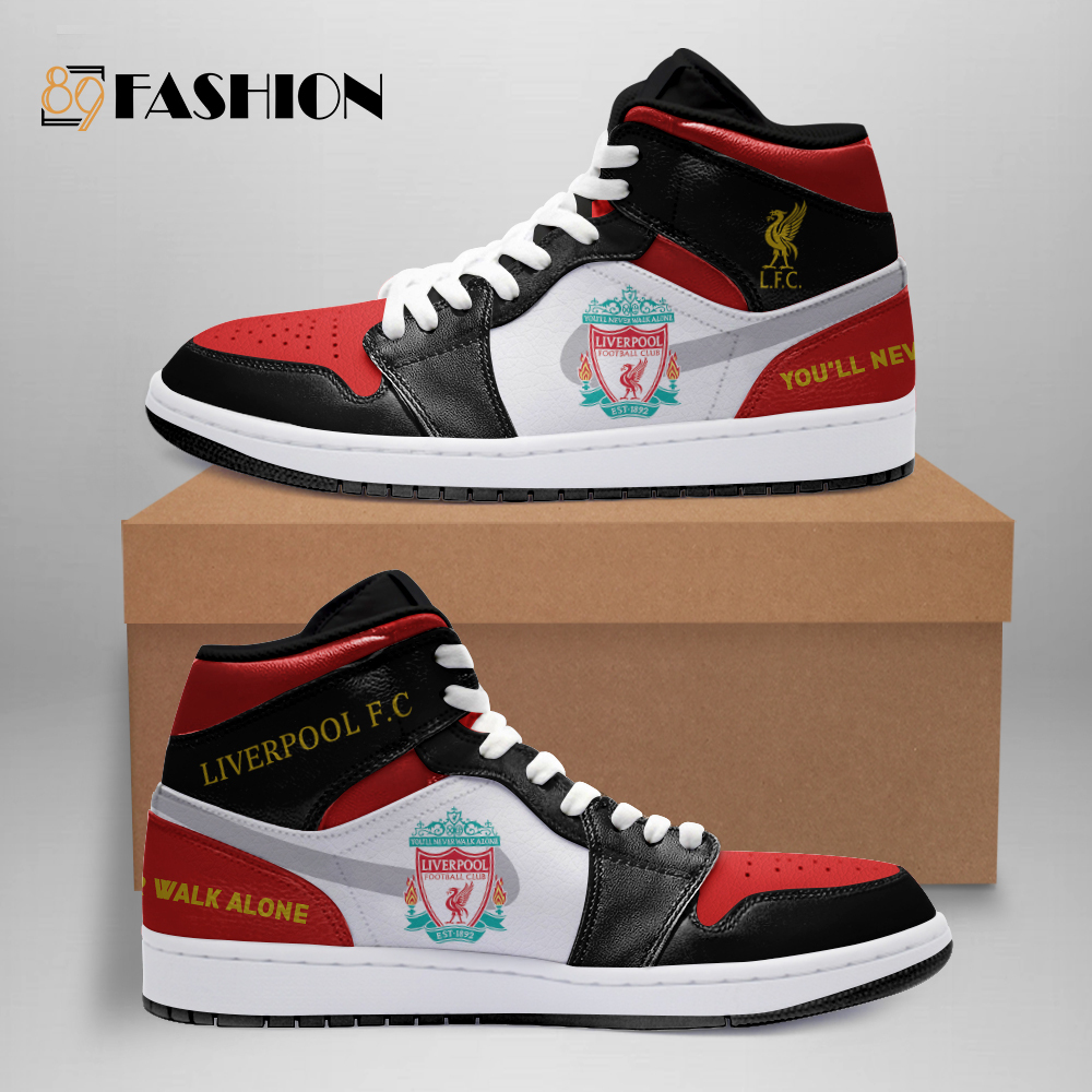 JWFancy Liverpool FC EPL AJ1 High Sneakers Shoes For Men And Women