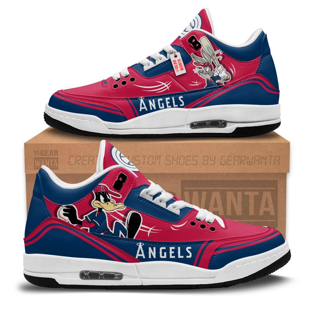JWFancy Los Angeles Angels AJ3 Sneakers Shoes For Men And Women