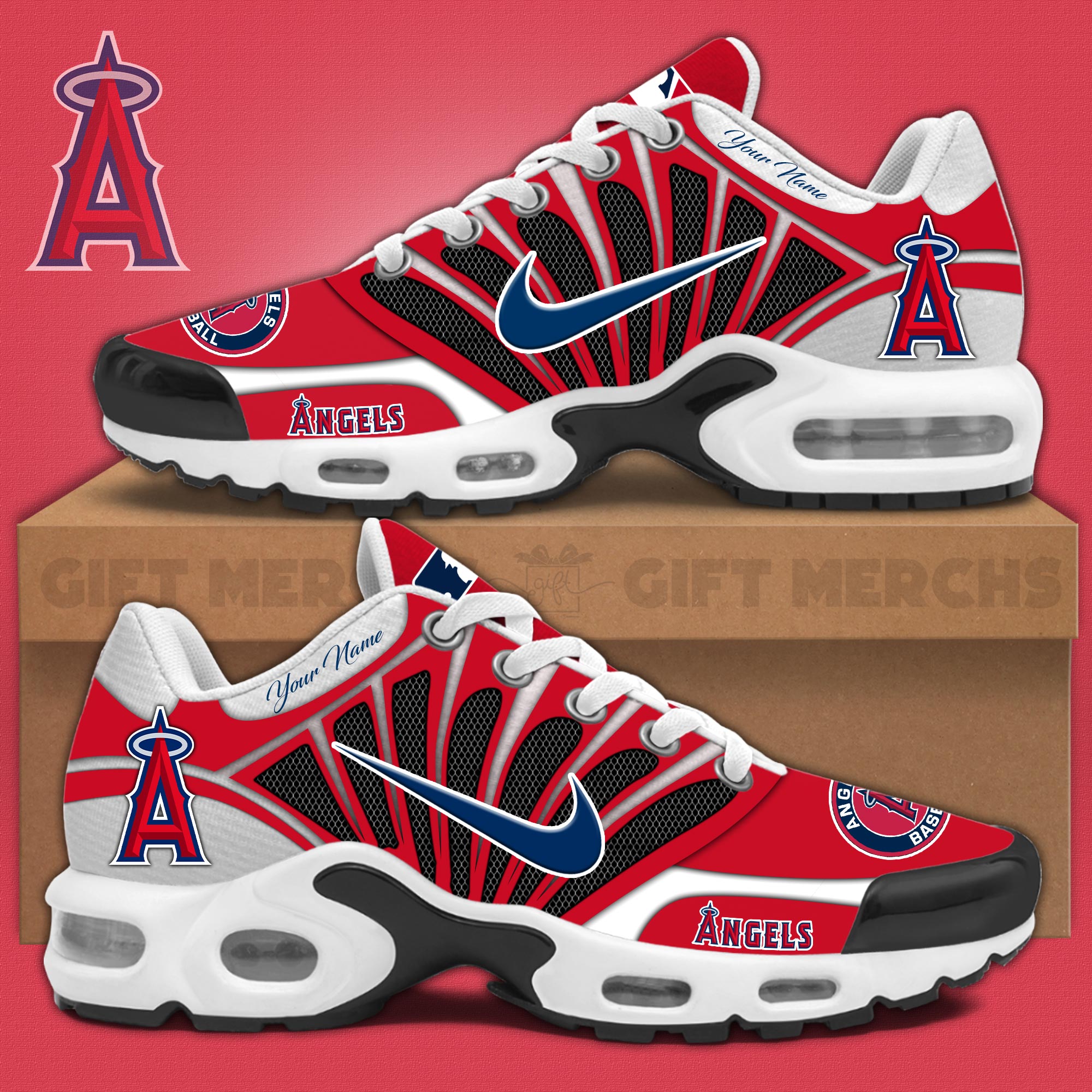 JWFancy Los Angeles Angels TN Shoes Sneakers For Men And Women