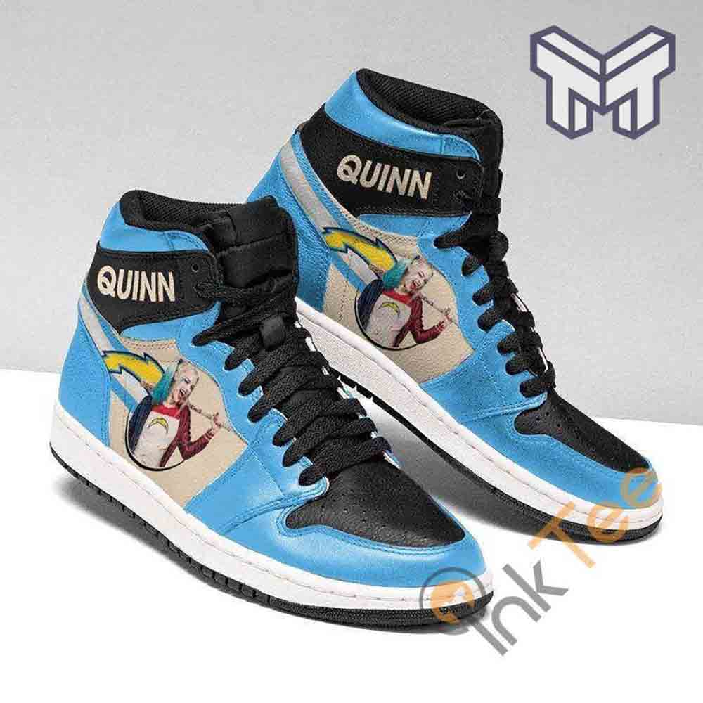 JWFancy Los Angeles Chargers AJ1 High Sneakers Shoes For Men And Women