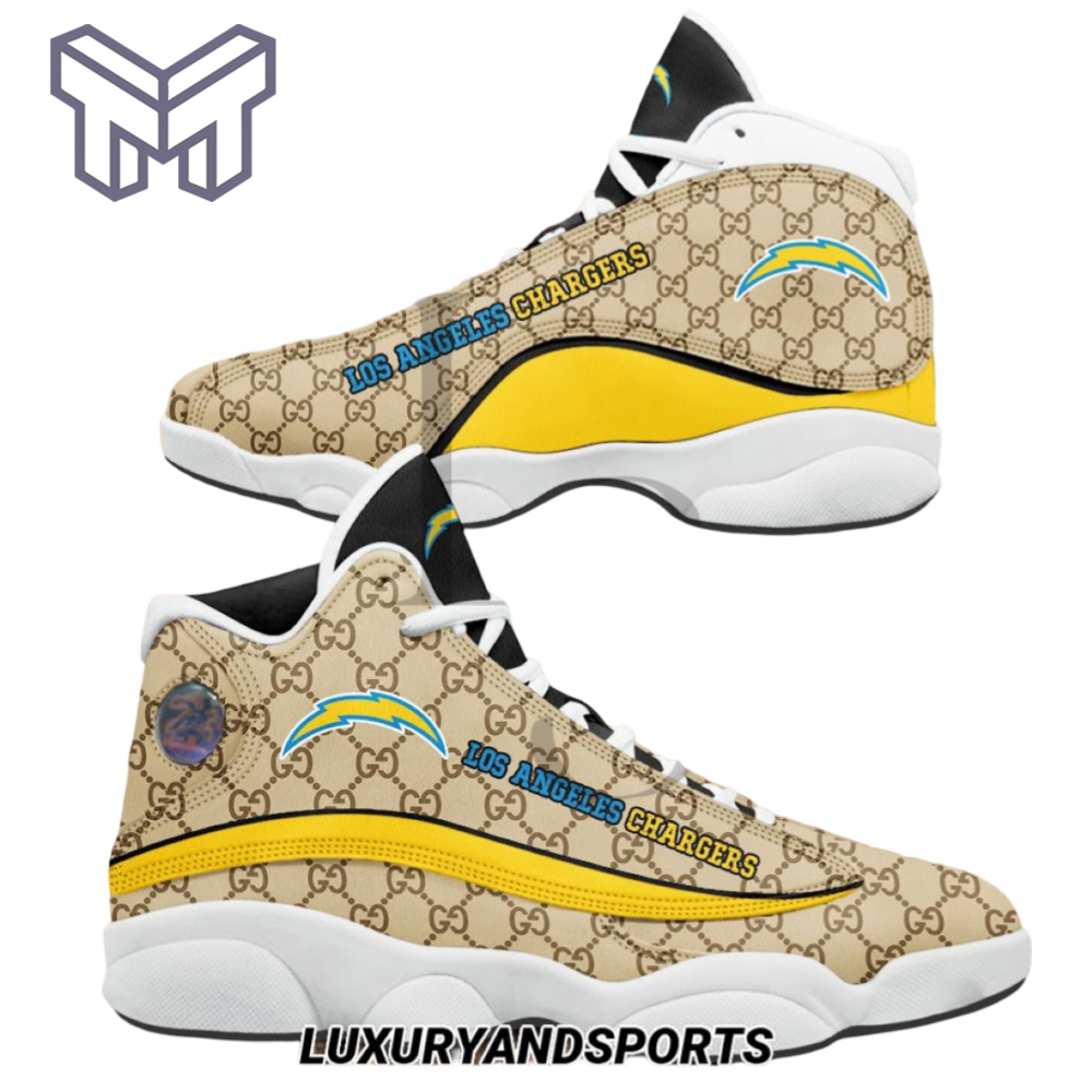 JWFancy Los Angeles Chargers AJ13 Sneakers Shoes For Men And Women