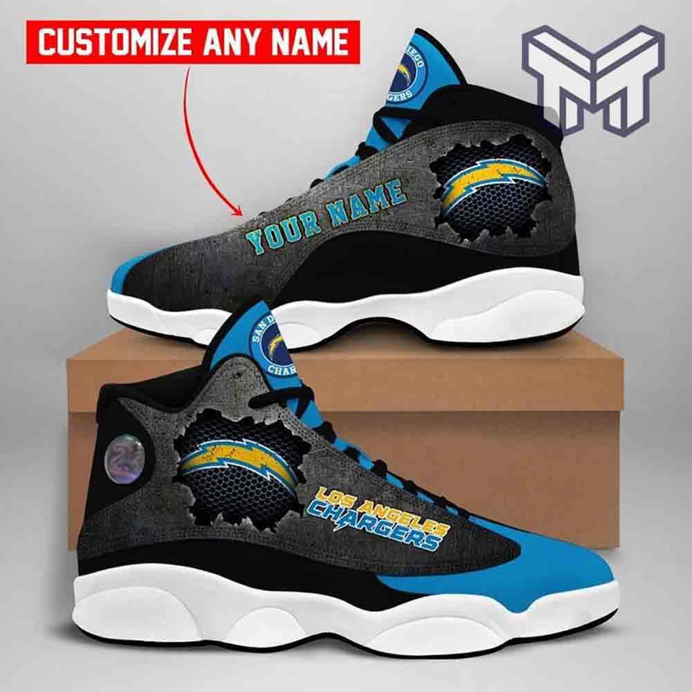 JWFancy Los Angeles Chargers AJ13 Sneakers Shoes For Men And Women