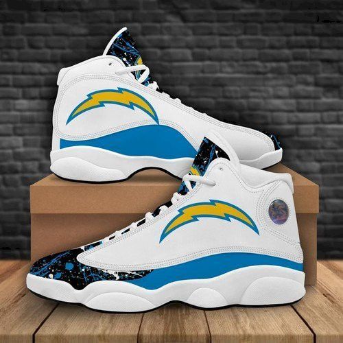 JWFancy Los Angeles Chargers AJ13 Sneakers Shoes For Men And Women