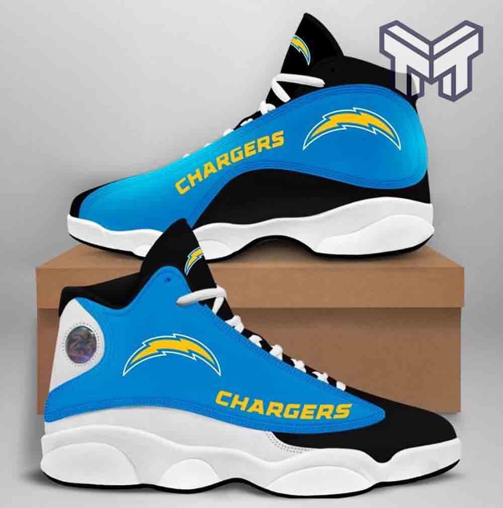 JWFancy Los Angeles Chargers AJ13 Sneakers Shoes For Men And Women