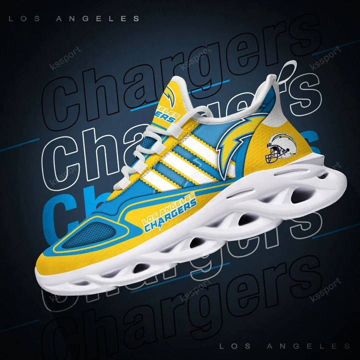 JWFancy Los Angeles Chargers NFL Max Soul Shoes Sneakers For Men And Women