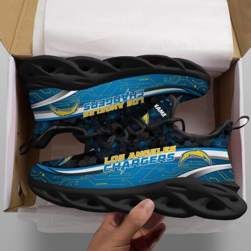JWFancy Los Angeles Chargers NFL Max Soul Shoes Sneakers For Men And Women