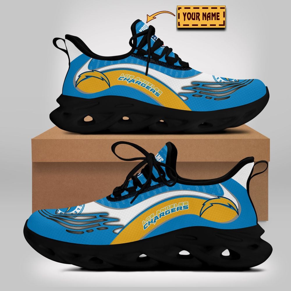 JWFancy Los Angeles Chargers NFL Max Soul Shoes Sneakers For Men And Women