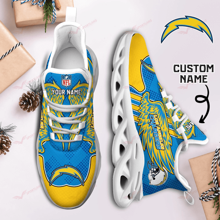 JWFancy Los Angeles Chargers NFL Max Soul Shoes Sneakers For Men And Women
