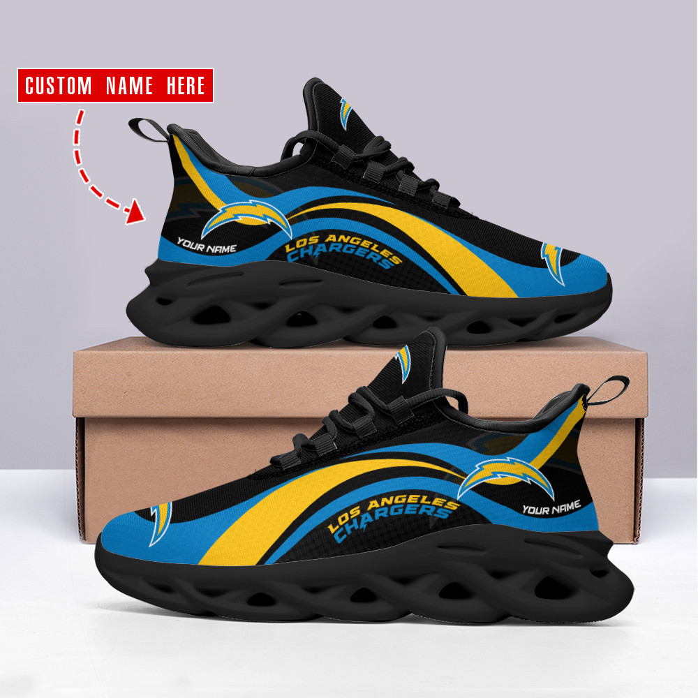 JWFancy Los Angeles Chargers NFL Max Soul Shoes Sneakers For Men And Women