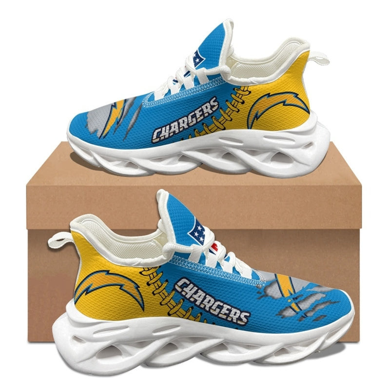 JWFancy Los Angeles Chargers NFL Max Soul Shoes Sneakers For Men And Women