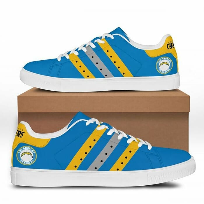 JWFancy Los Angeles Chargers Skate Stan Shoes Sneakes For Men And Women