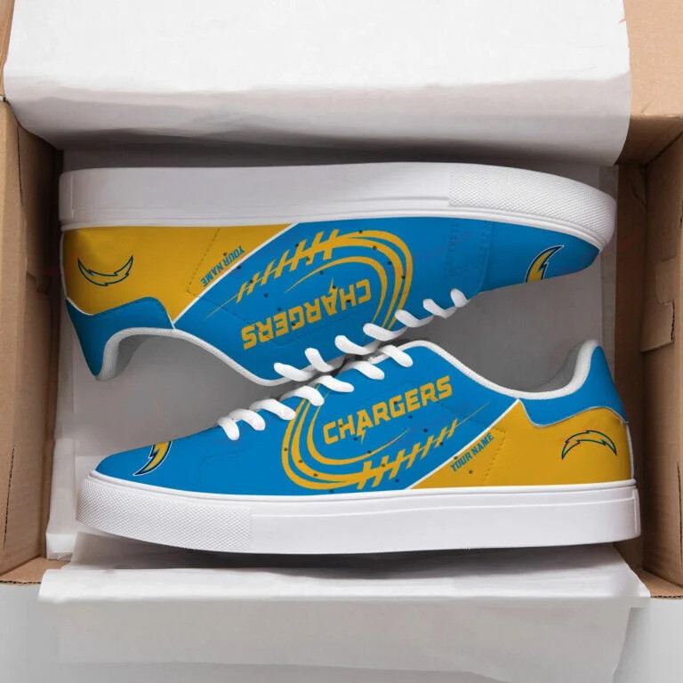 JWFancy Los Angeles Chargers Skate Stan Shoes Sneakes For Men And Women