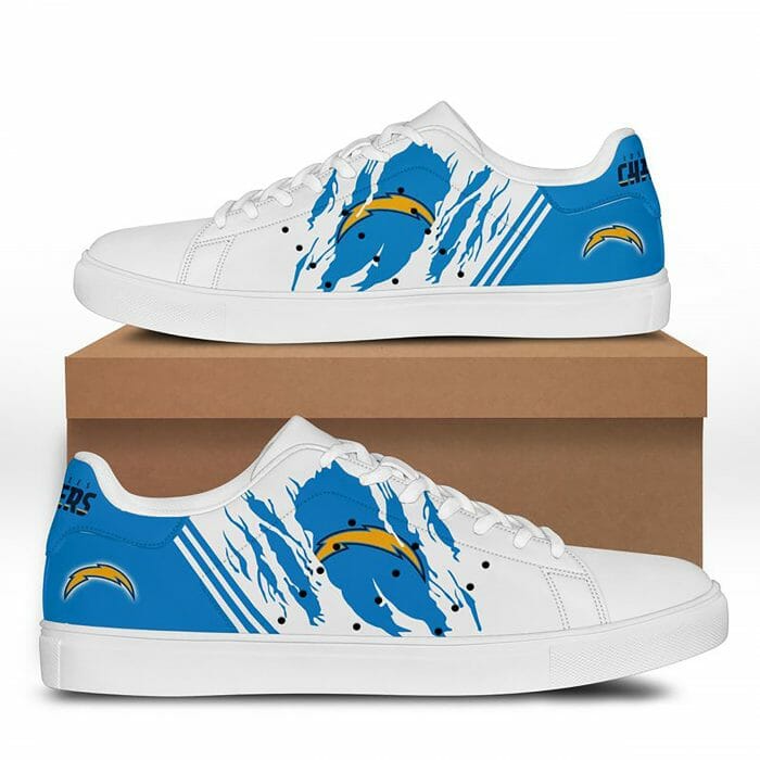 JWFancy Los Angeles Chargers Skate Stan Shoes Sneakes For Men And Women