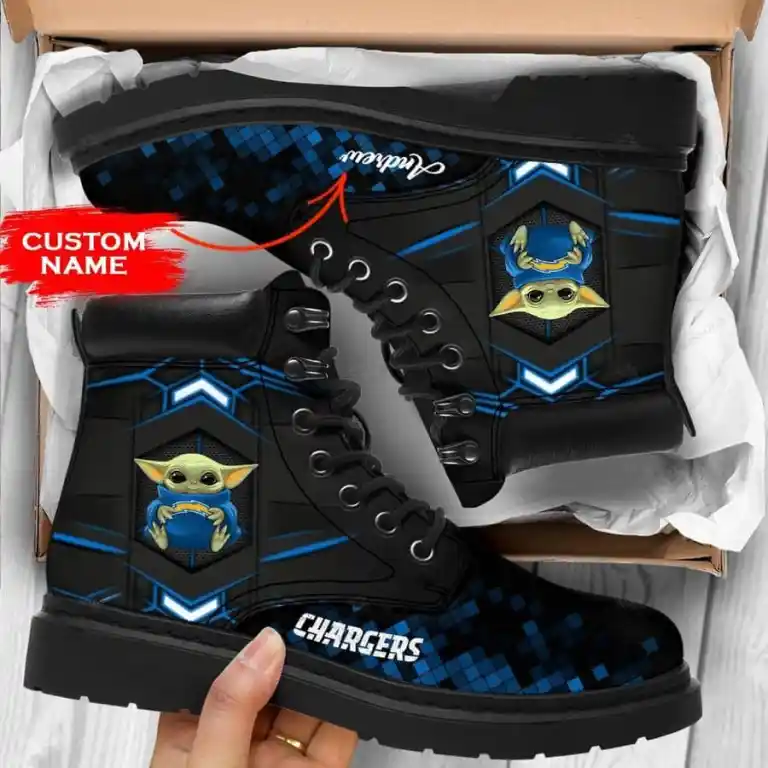 JWFancy Los Angeles Chargers TBL Boots Shoes For Men And Women