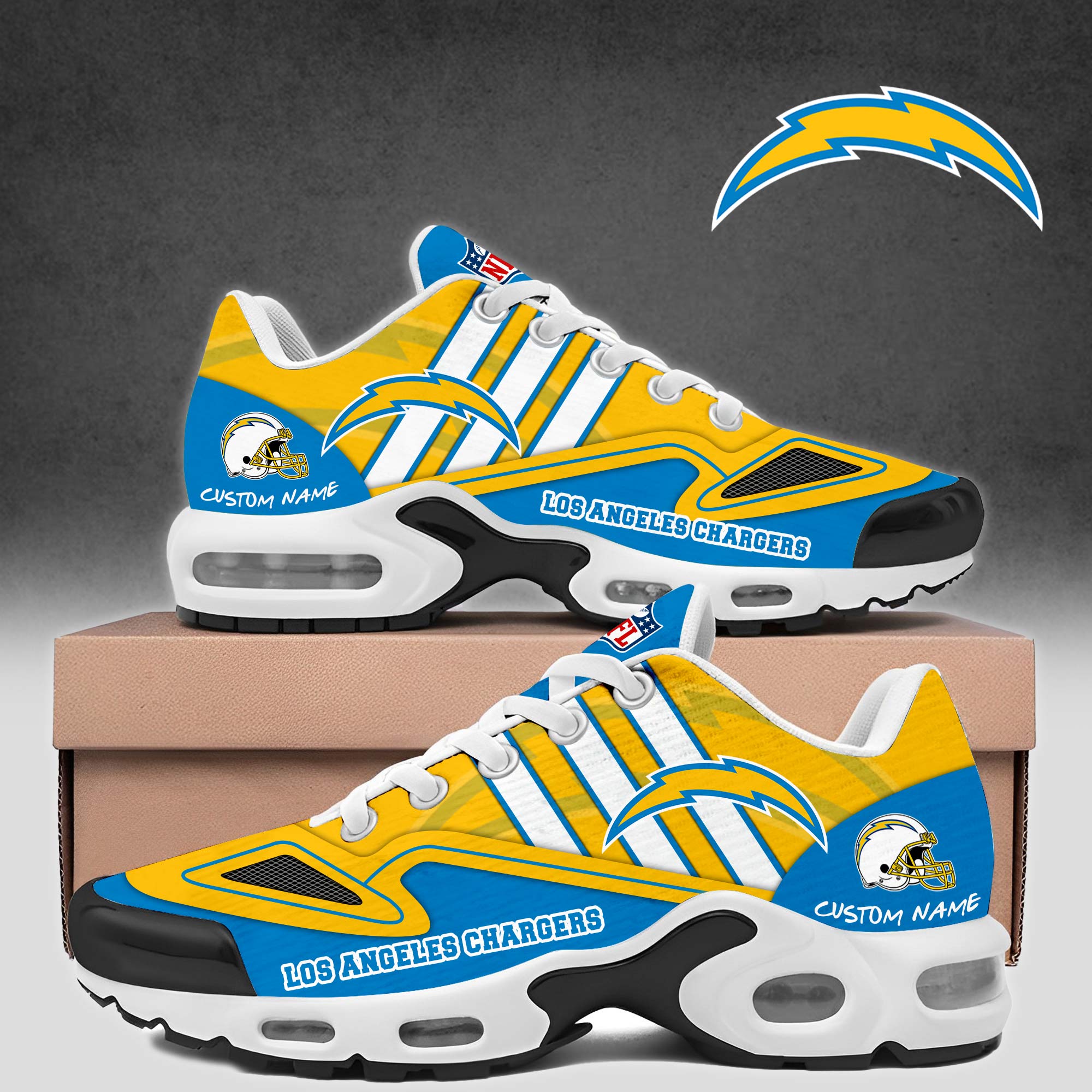 JWFancy Los Angeles Chargers TN Shoes Sneakers For Men And Women