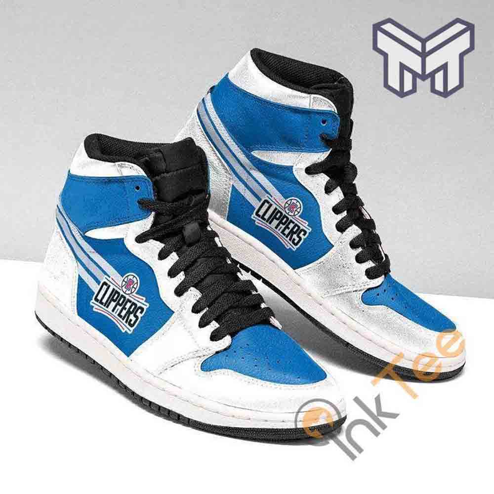 JWFancy Los Angeles Clippers AJ1 High Sneakers Shoes For Men And Women