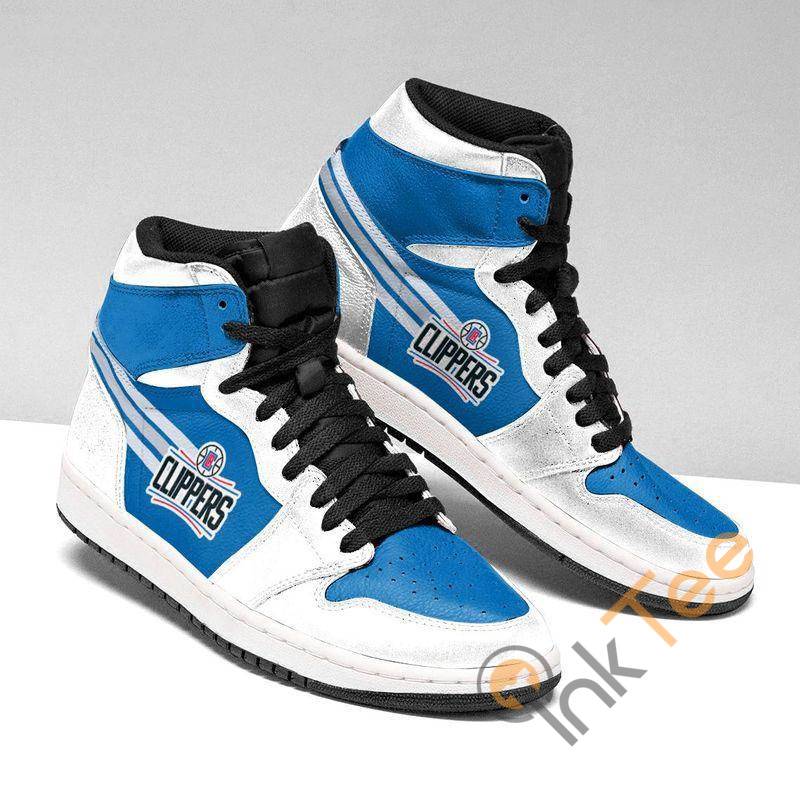 JWFancy Los Angeles Clippers NBA AJ1 High Sneakers Shoes For Men And Women