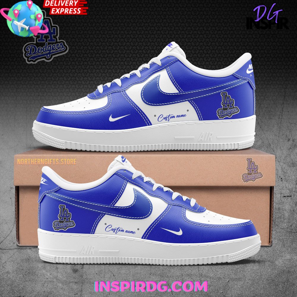 JWFancy Los Angeles Dodgers Air Low-Top Sneakers Shoes For Men And Women