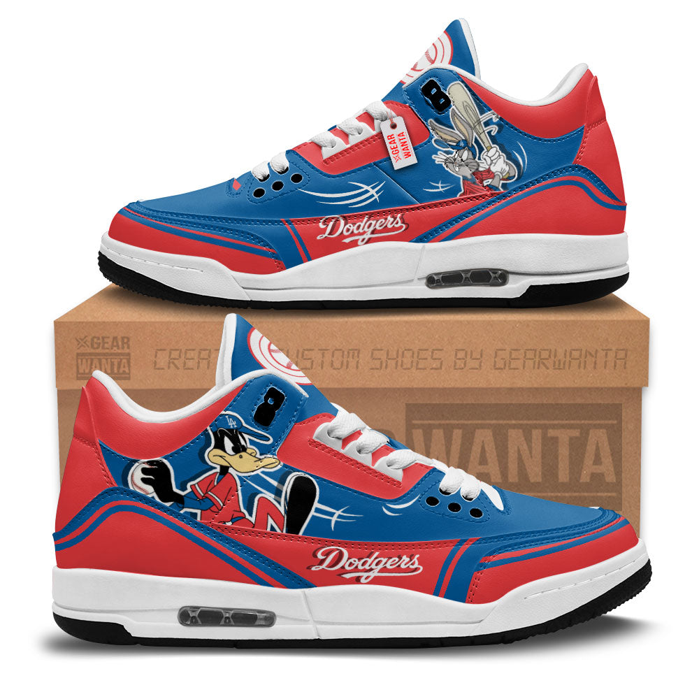 JWFancy Los Angeles Dodgers AJ3 Sneakers Shoes For Men And Women