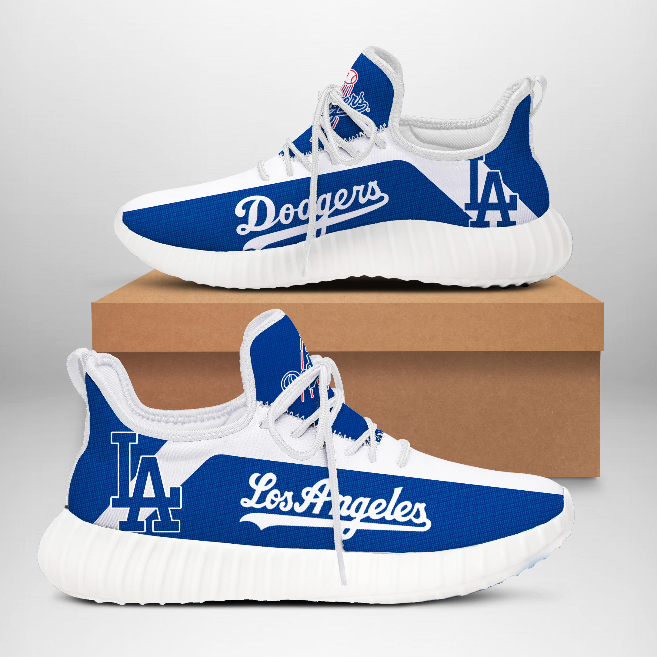 JWFancy Los Angeles Dodgers Reze Sneakers Shoes For Men And Women