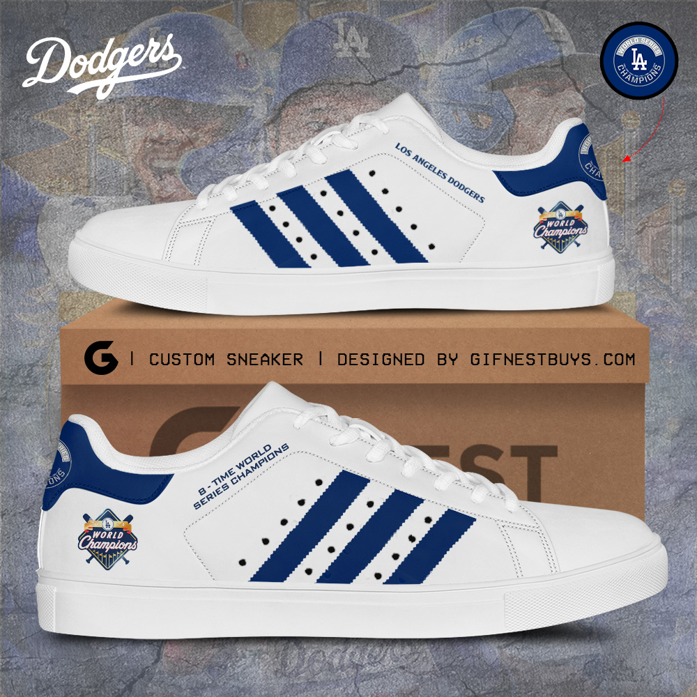JWFancy Los Angeles Dodgers Skate Stan Shoes Sneakes For Men And Women