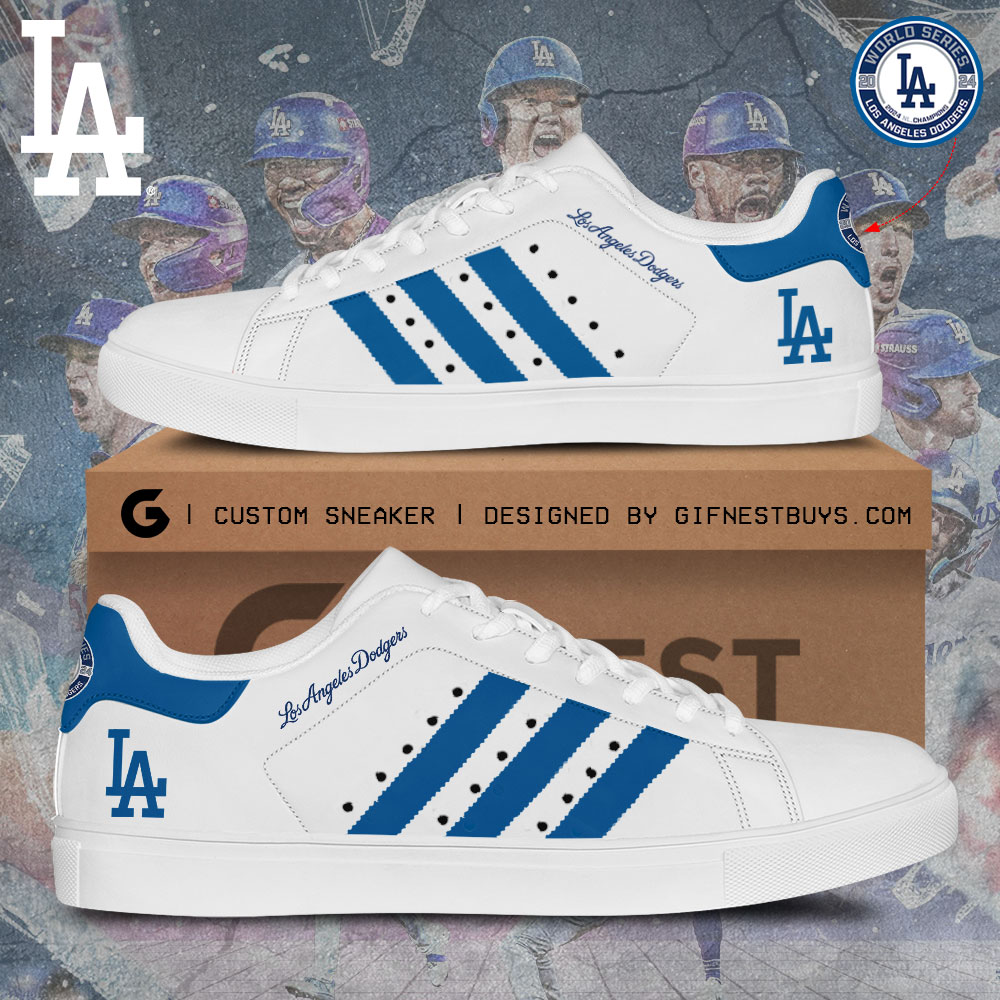 JWFancy Los Angeles Dodgers Skate Stan Shoes Sneakes For Men And Women